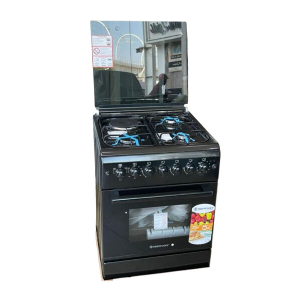 Westpoint Standing Cooker 60x60 3 Gas Burnerr 1 Electric Plate Electric Oven with Grill WCER6631E0SN