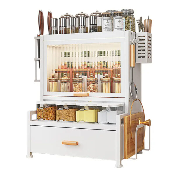Nadstar Spice Rack Multi Layer Kitchen Tools Supplies Storage Seasoning Spice Rack Organizer M50118H