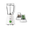 Braun Blender 1.5L 500w Mill & Chopper PowerBlend Triangular Plastic Jug, 2 Speed, Ice Crushing Function, Stainless Steel Blades JB0123WH