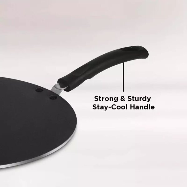 Pigeon Tawa Non-Stick Concave 25cm Aluminium Multi Tawa Pancake Pan Flat Pan Dosa Pan 260