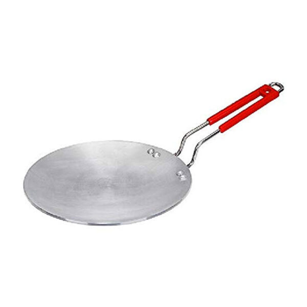 Nadstar Aluminium Tawa 10 Inches No10 Crepe Pan Dosa Pan Pancake Flat Skillet Tawa Griddle 10-Inch With Stay-Cool Handle
