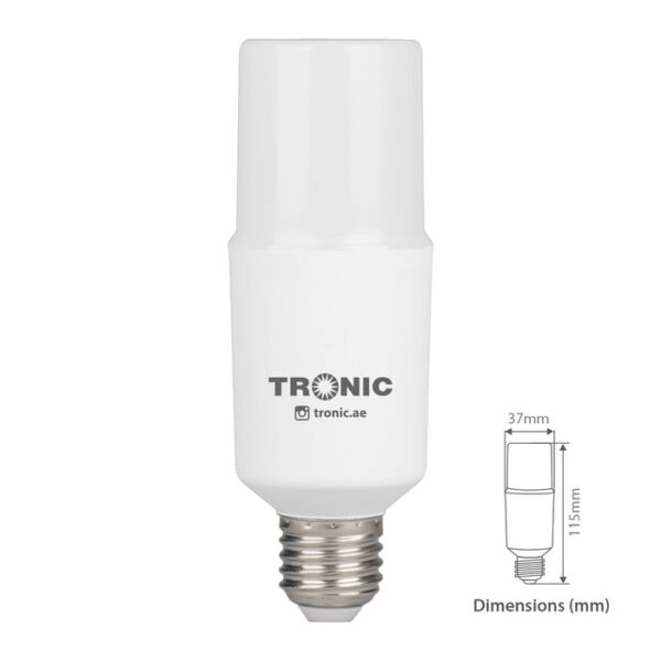 Tronic 9 Watts Daylight T370 LED E27 (Screw) Bulb