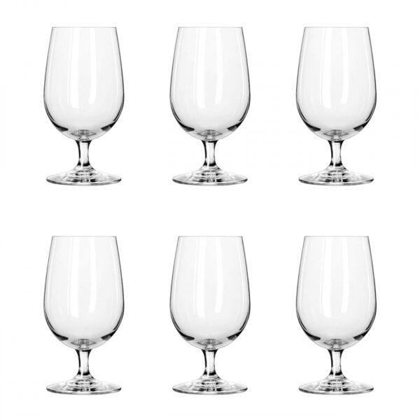 Ocean Wine Glass 6pcs Madison Water Goblet 425ml Fine Rim Stemware 1015G15L