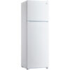 Evvoli Top Double Door Refrigerator White EVRFM-300L
