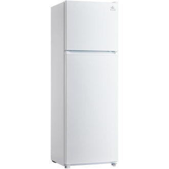 Evvoli Top Double Door Refrigerator White EVRFM-300L
