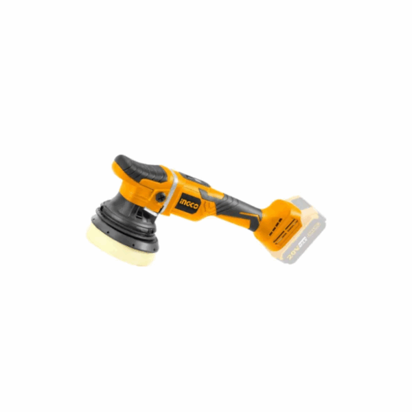 Ingco Cordless Angle Polisher Lithium-ion 20V with Brushless Motor, Digital Display, Speed Control APLI2002