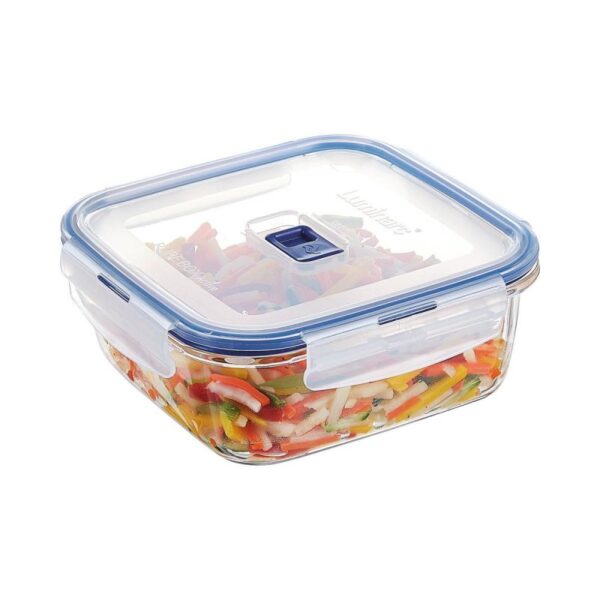 Luminarc Pure Box Square Food Container 122cl Flat Rim P3552