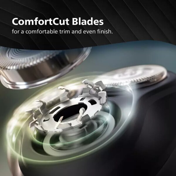 Philips Electric Cordless Shaver ComfortCut Blades, 3D Floating Heads, Shave Wet & Dry, One-touch Open 1000 Series S1151