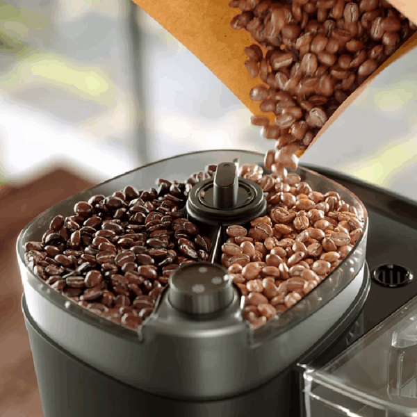 Philips All-in-1 Brew Drip Coffee Maker with Built-in Grinder, Duo-bean Container, Permanent Filter, Dosing Spoon, LED Display HD7900/50