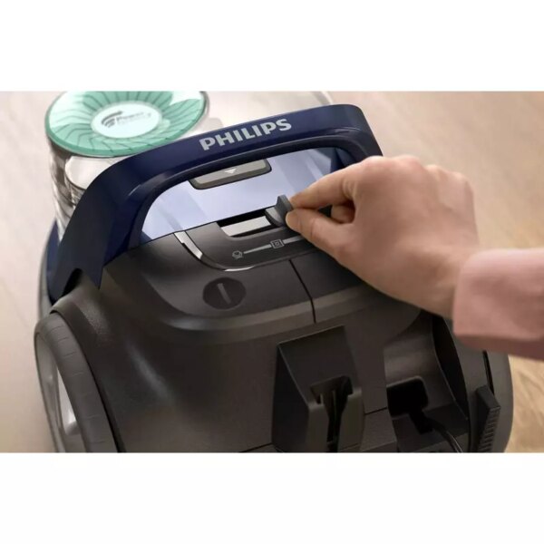 Philips Vacuum Cleaner Dry 2000W Bagless Canister 1.5L Dust Capacity, H13 Allergy Filter, PowerCyclone 7 Technology and TriActive Nozzle, 5000 Series FC9570/62