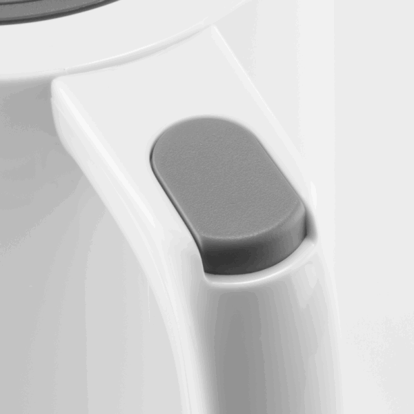 Evvoli Concealed Coil Electric Kettle 1.7L with BPA Free Plastic 2200W EVKA-KE17LW