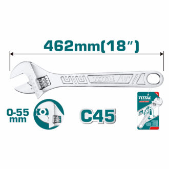 Total Adjustable Wrench 18" THT1010183