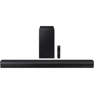 Samsung Soundbar with Subwoofer 3.1ch B-Series with Dolby Digital 5.1 & DTS Virtual X, Bass Boost, Adaptive Sound Lite, One Remote HW-B650/ZN
