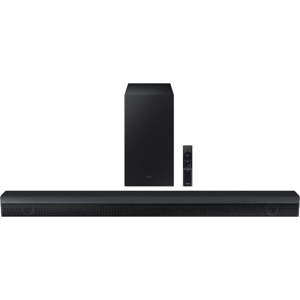 Samsung Soundbar with Subwoofer 3.1ch B-Series with Dolby Digital 5.1 & DTS Virtual X, Bass Boost, Adaptive Sound Lite, One Remote HW-B650/ZN