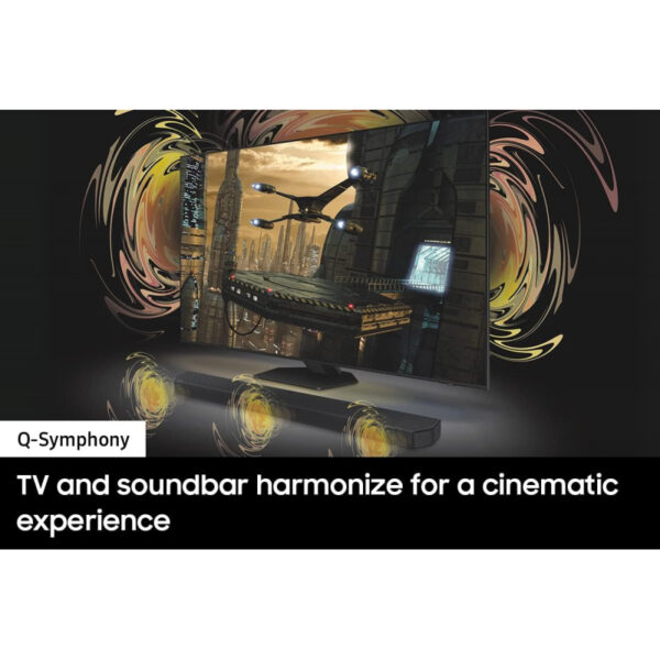 Samsung Soundbar with Wireless Subwoofer 5.1.2ch Q-Series with Dolby Atmos, DTS:X, Q Symphony, SpaceFit Sound, Game Pro Mode HW-Q800B/ZN