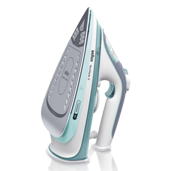 Braun TexStyle 5 Steam Iron - Eloxal Sole Plate Anti-Drip System 300ML Water Tank Capacity TS510