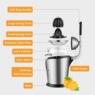 Generic Electric Citrus Juice Extractor 150W Rubber Grip Handle