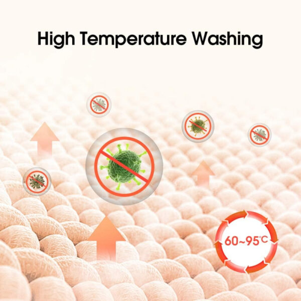 Hisense Washing Machine 8kg Front Load, Steam Care, Durable Inverter, Pure jet wash, Delay End, White WFQP8012VMS