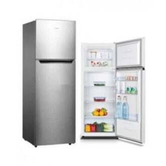 Hisense Refrigerator 205L Double Door, Top Freezer, Titanium Silver RD-27DR4SA
