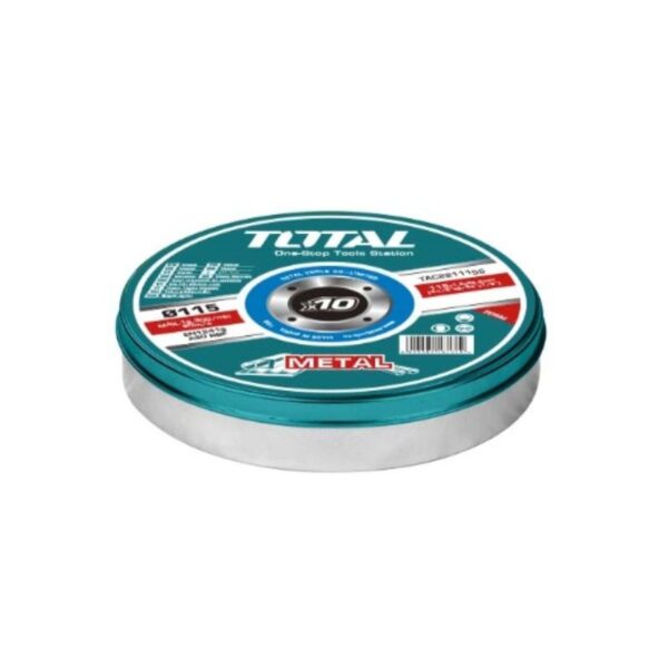Total Abrasive Cutting Disc 4½" for Metal 10pcs TAC2211155