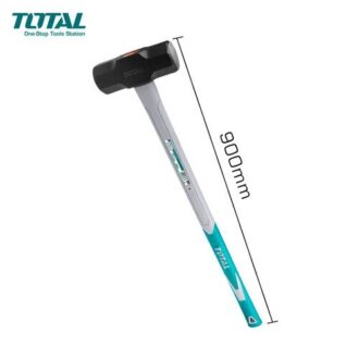 Total Stone Hammer Fiberglass Handle 4kg THT720416