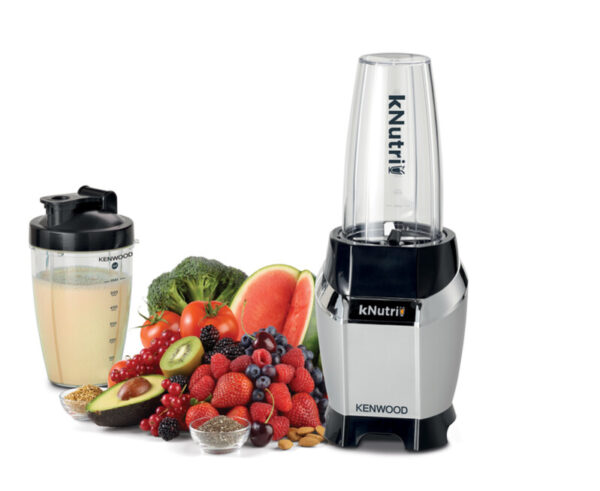 Kenwood Personal Blender 600W Smoothie Blender/Smoothie Maker 600W with 2 x 700ml & 600ml Tritan Smoothie2Go Bottle and Lid Ice Crush Function BSP70.180SL
