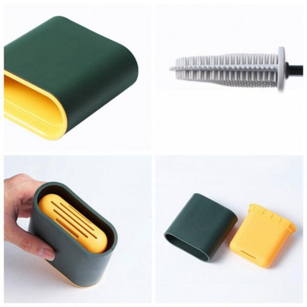 Nadstar Toilet Brush Silicone with Holder 6655