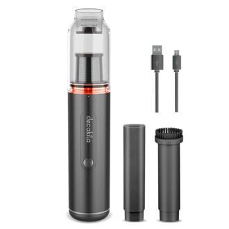 Decakila Portable Vacuum Cleaner 90W w/USB Brushless Motor Working Time 25min Mini Hand Held Vacuum Cleaner CMPV003B