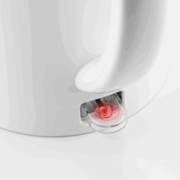 Evvoli Concealed Coil Electric Kettle 1.7L with BPA Free Plastic 2200W EVKA-KE17LW