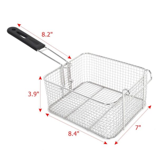 Generic Commercial Countertop Fryer Double Electric 12L (6L x 2 Baskets) Stainless Steel