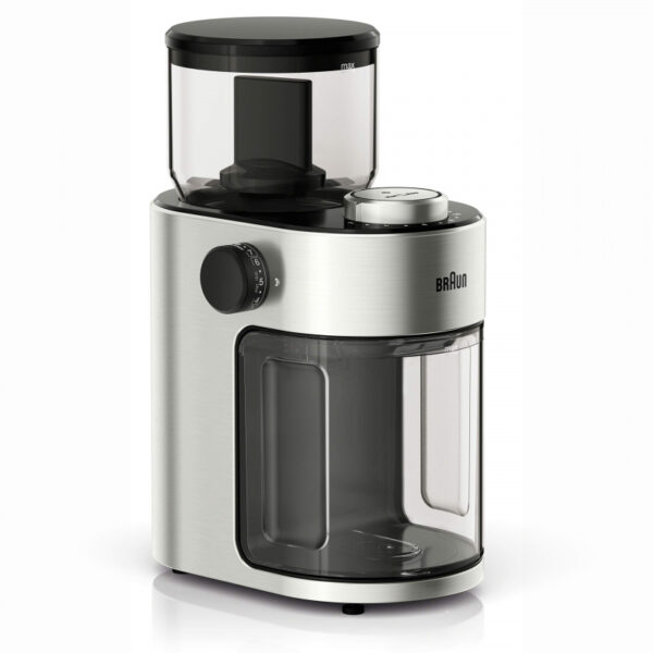 Braun Burr Grinder 500G 250W Stainless Steel Auto OFF 9 Main Grind Settings & 6 intermediate KG701AI-KG7070
