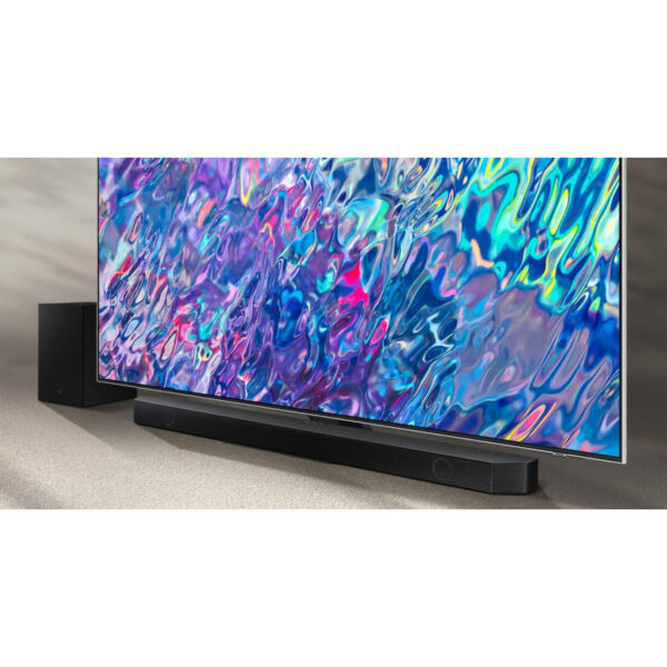 Samsung Soundbar with Wireless Subwoofer 3.1.2ch Q-series with Dolby Atmos / DTS:X, SpaceFit Sound, Q-Symphony, One Remote HW-Q700B/ZN