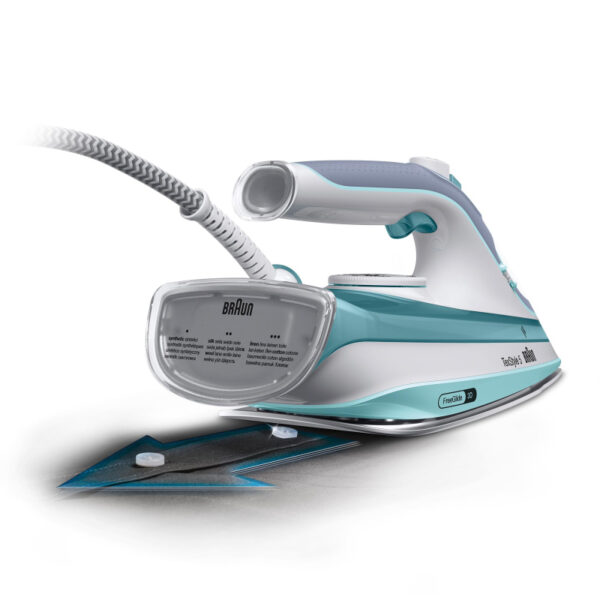 Braun TexStyle 5 Steam Iron - Eloxal Sole Plate Anti-Drip System 300ML Water Tank Capacity TS510