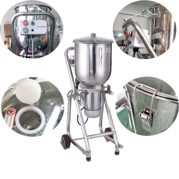 STR Commercial Stainless Steel Blender Ice Crusher 32L