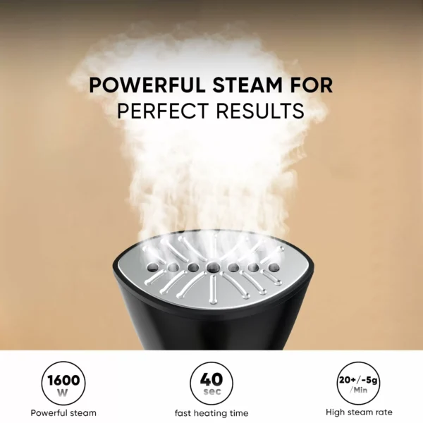 Nikai Garment Steamer 2000W Handheld Portable Fabric Wrinkles Remover Fast Heating Effortless Results Large Detachable Water Tank Travel Iron for Fabrics & Clothes - NGS77H