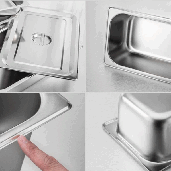 Nadstar Chaffing Dish Pan with Lid 14x10cm 819-2 - 819-L