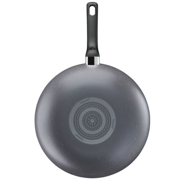Tefal Natura Stone Wokpan 28cm Non Stick Thermo Signal 100% Safe Frying Pan Mineralia Healthy Cooking B2269295