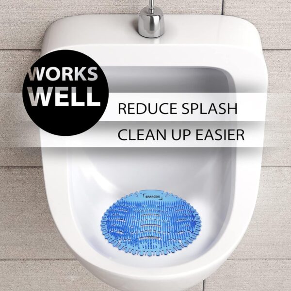 Urinal Screen Mat Deodorizer, Urinal Screen Anti-Splash With Easy Fit & Multiple use for Toilet,Bathroom,Restaurants,Offices,Schools,Hotels (Pack of 10)