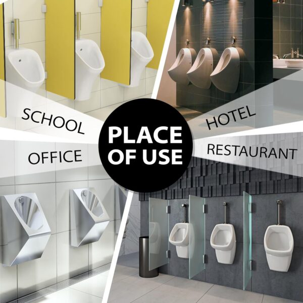Urinal Screen Mat Deodorizer, Urinal Screen Anti-Splash With Easy Fit & Multiple use for Toilet,Bathroom,Restaurants,Offices,Schools,Hotels (Pack of 10)