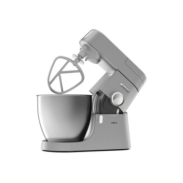 Kenwood Stand Mixer Kitchen Machine Metal Body CHEF XL 1200W with 6.7L Stainless Steel Bowl K-Beater Whisk Dough Hook Glass Blender Meat Grinder Multi Mill KVL4230S