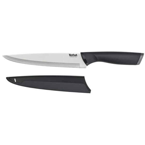 Tefal Comfort Slicing Knife 20cm Ideal For Slicing & Chopping All Types of Food High Performance Stainless Steel K2213704