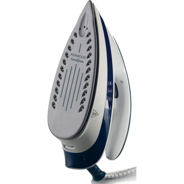 Kenwood Steam Iron Steam Station 2600W With 1.8L Water Tank Capacity Ceramic Soleplate 7 Bar Boiler Pressure 600G Steam Shot Anti Drip Auto Shut Off Self Clean BP SSP70.000WB