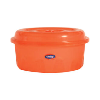 Cello Basin 13 with Lid Multi-Color 295 X 145mm (Pack of 3)