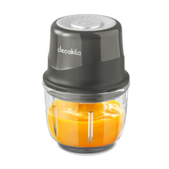 Decakila Mini Chopper 1500mAh Cordless 30W Battery Operated 0.3L 3 SS Blades One Speed Button Control Press-Control KMMG008G