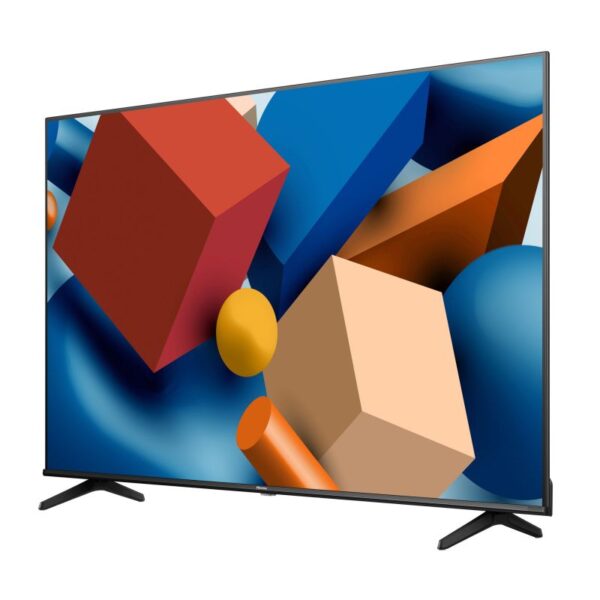 Hisense 43" LED TV Smart UHD 4K, AirSlim Frameless, Dolby Vision, DTS Virtual X, AI 4k Upscaler, Vidaa Voice, Airplay 2, Dual Band Wifi 43A6K