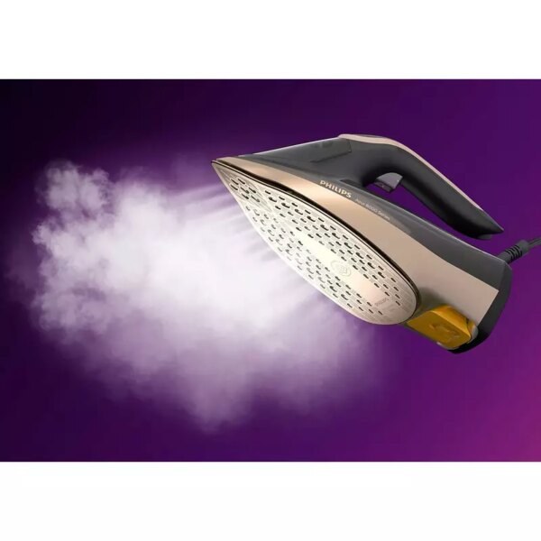 Philips Steam Iron Azur 3000W 350ml, 260g Turbo Steam Boost, No Burns, 80g Continuous Steam, Auto Shut-off, Black 8000 Series DST8041