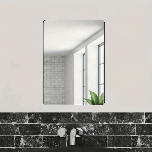Generic High Quality Non-Glass Shatterproof, Anti Scratch, Easy to Install, Unbreakable, Safe for Kids, Frameless Acrylic Plexiglass Sheet Mirror (Wall Decor) for Bedroom, Bathroom & Living Room