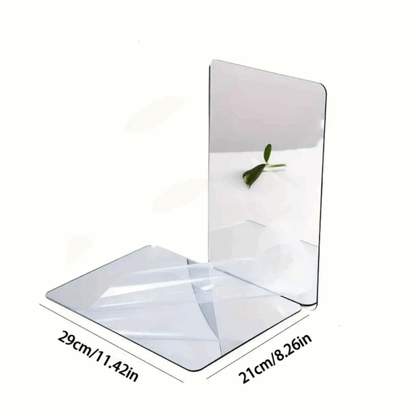 Generic High Quality Non-Glass Shatterproof, Anti Scratch, Easy to Install, Unbreakable, Safe for Kids, Frameless Acrylic Plexiglass Sheet Mirror (Wall Decor) for Bedroom, Bathroom & Living Room