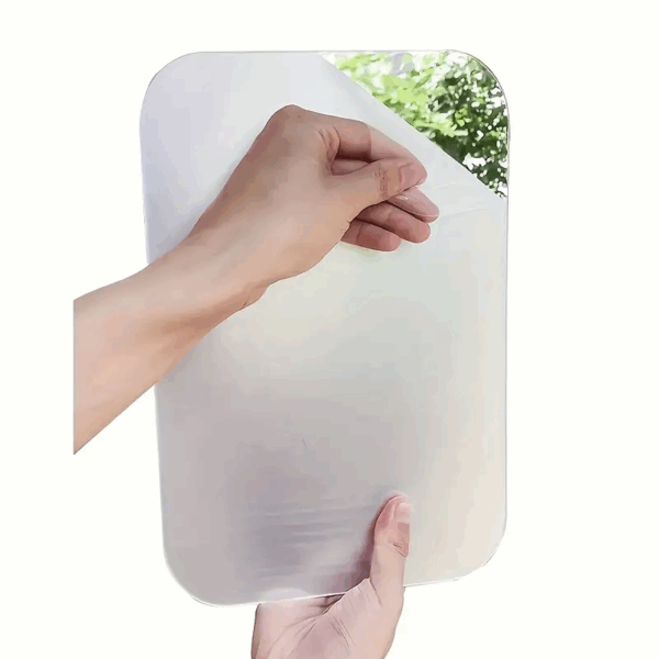 Generic High Quality Non-Glass Shatterproof, Anti Scratch, Easy to Install, Unbreakable, Safe for Kids, Frameless Acrylic Plexiglass Sheet Mirror (Wall Decor) for Bedroom, Bathroom & Living Room