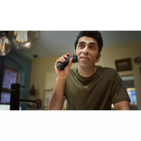 Philips Electric Cordless Shaver, 5D Pivot & Flex Heads, PowerCut Blades, Anti-Corrosion Shaving System, Shave Wet & Dry 3000X Series Grey S3244